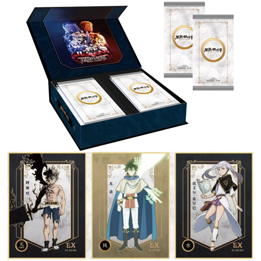

Genuine Black Clover Card Authorization Asta Noell Silva Anime Character Collection Card Children's Toy Gift