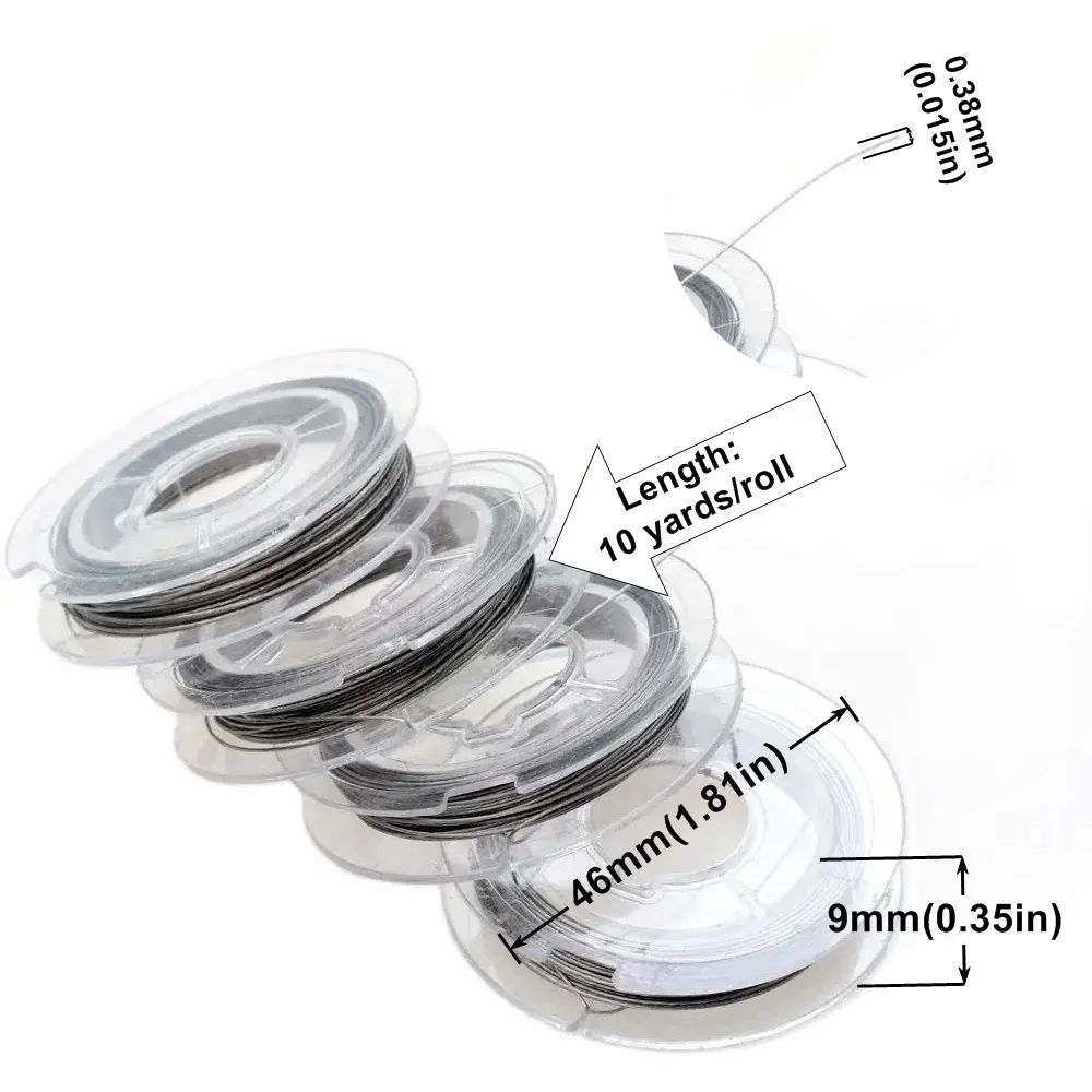 Проволока из нержавеющей стали 0 38 мм 10 ярдов/рулон