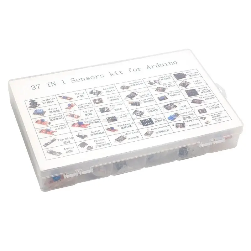 

37 IN 1 45 IN 1 SENSOR KITS FOR ARDUINO HIGH-QUALITY For Arduino Starters (Works with Official for Arduino Boards)
