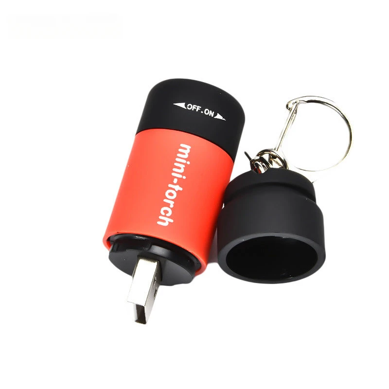 

Мини-брелок, карманный фонарик с подзарядкой от USB