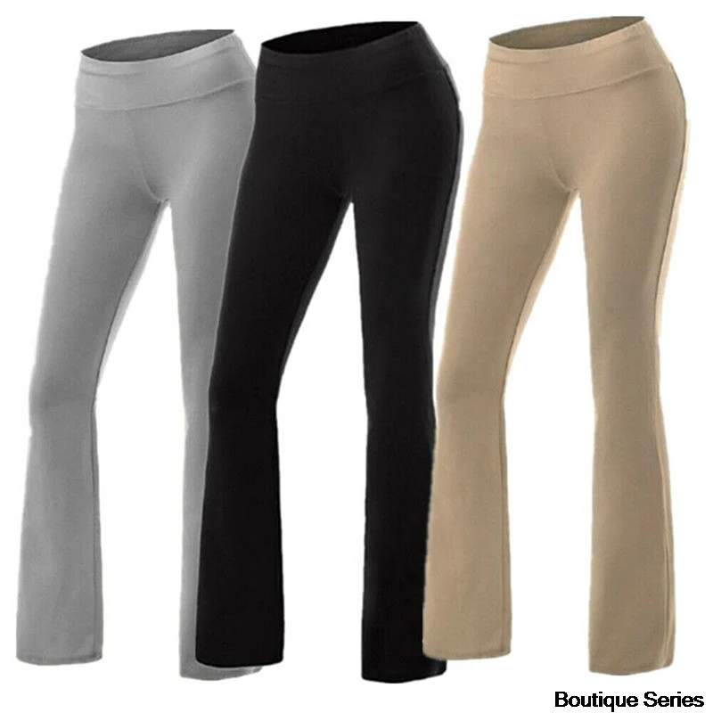 Women's Yoga Pants Running Fitness Jogging Pants Wide Leg Women's Pants Fitness Conspicuous Long Pants