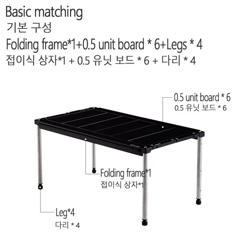 Складной стол для кемпинга из алюминиевого сплава легкая рама портативный