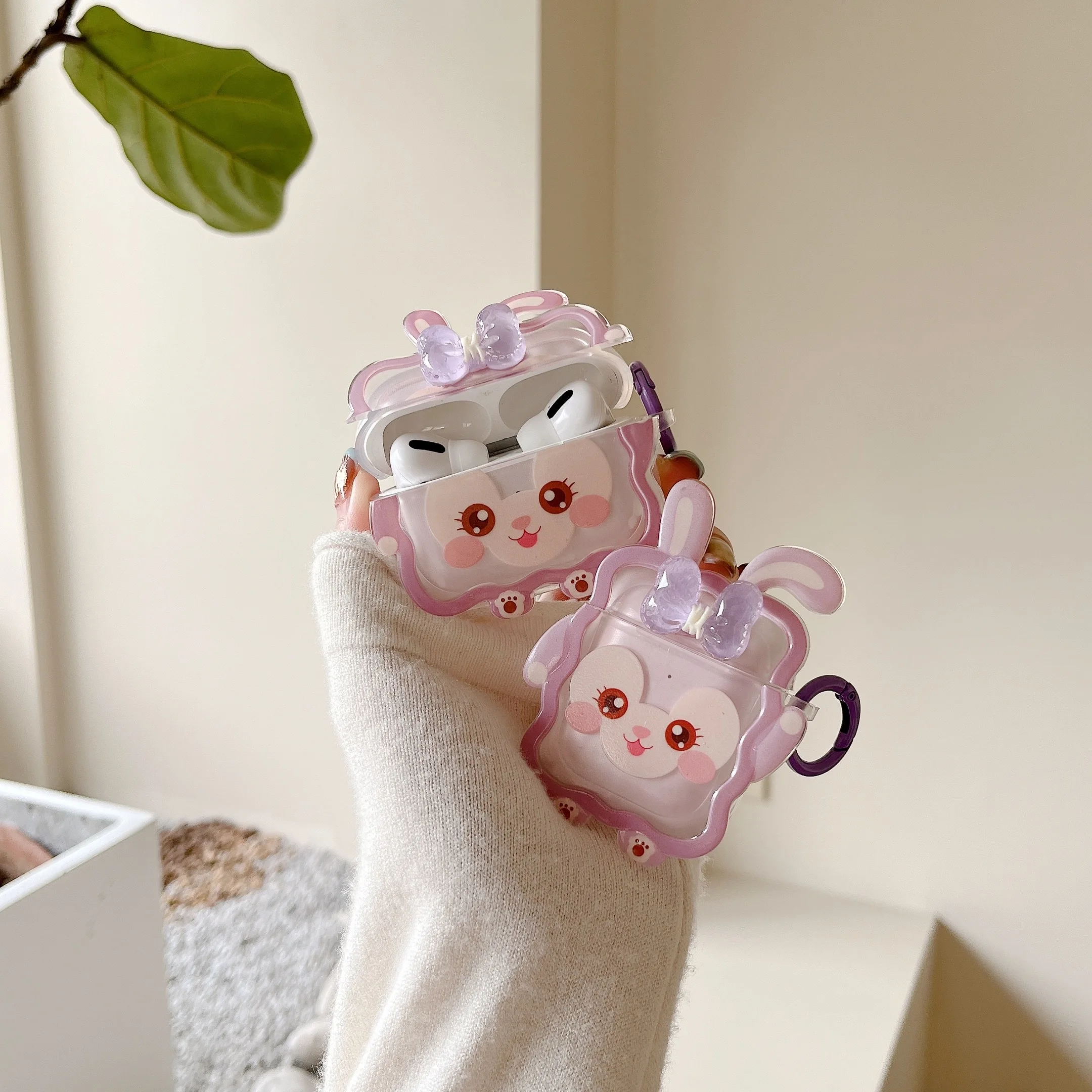 

Cute Disney StellaLou three-dimensional Earphones Case for Apple AirPods Air Pods 1 Pro 2 3 Cover Headphone Anti-fall Box