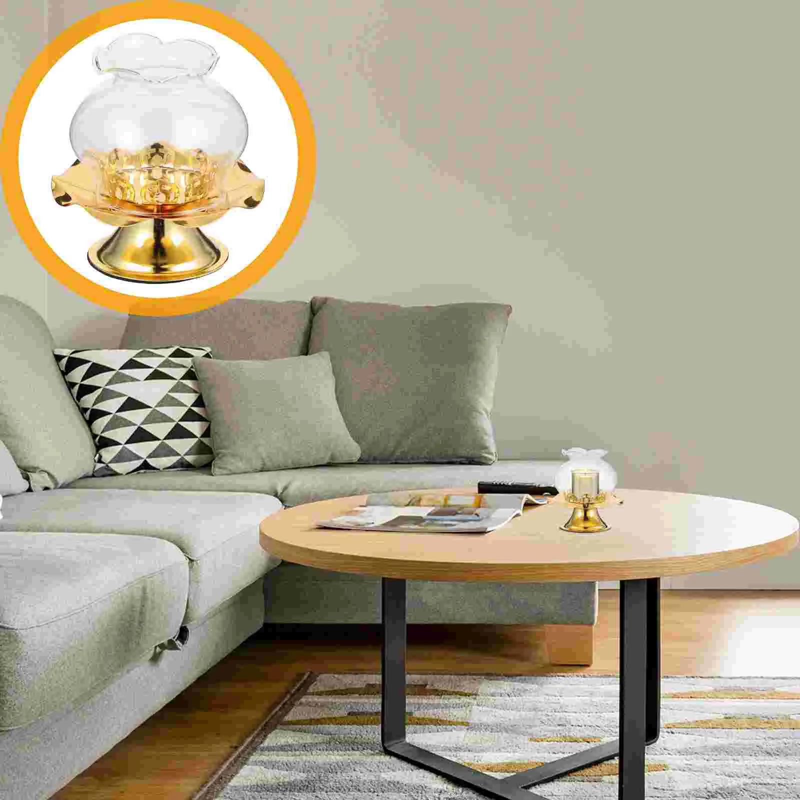 

Lamp Holderbutter Oil Candlestick Light Kerosene Base Buddhistbuddha Tibetan Flower Supplies Tealight Temple Lotus Stand