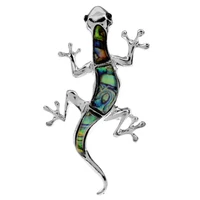 cindy xiang shell lizard brooches for women fashion animal pin silver color gecko jewelry high quality new coat suit accessories