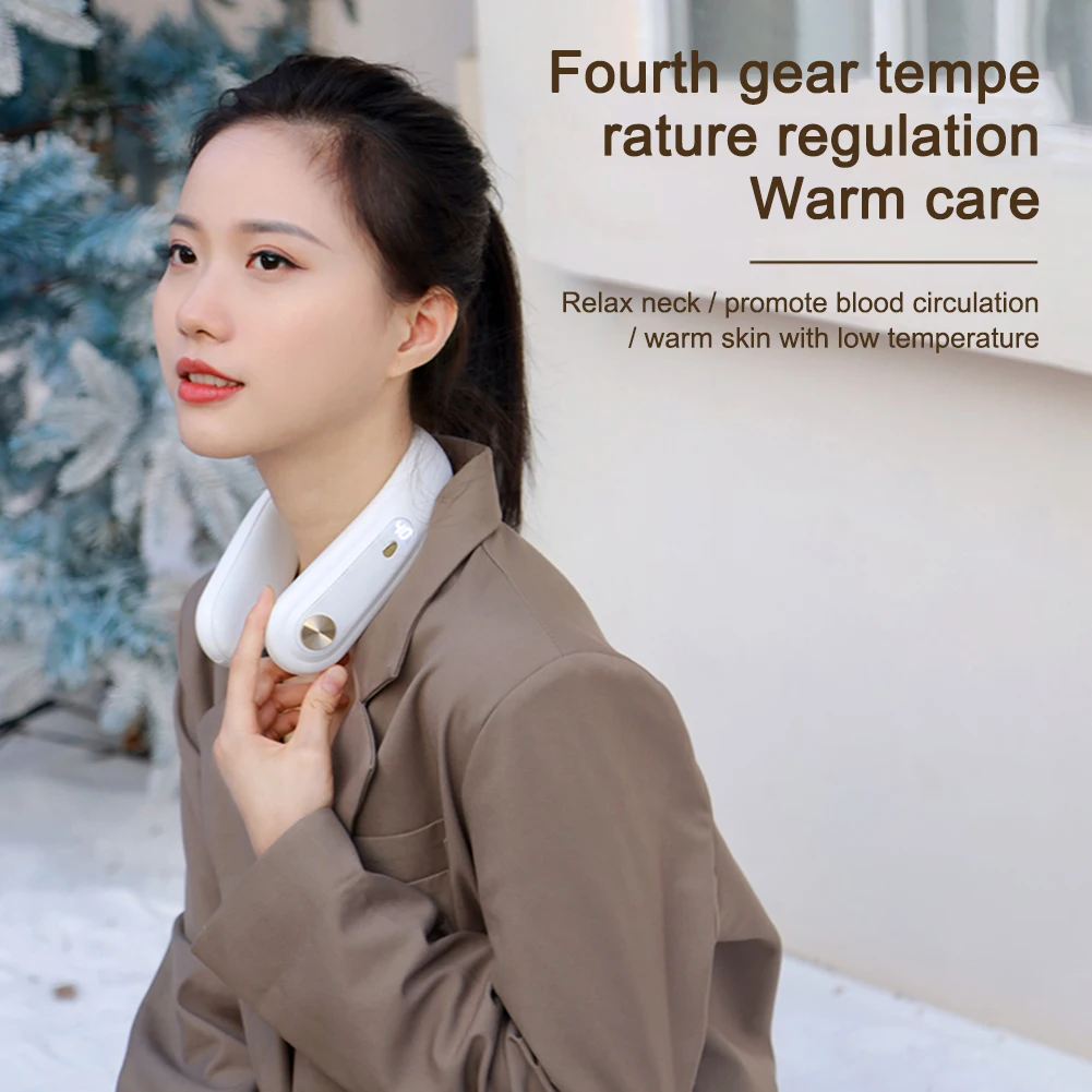 

Многофункциональный обогреватель для шеи, Подвесной Электрический обогреватель для рук, внешний аккумулятор с USB, U-образный дизайн, аксесс...