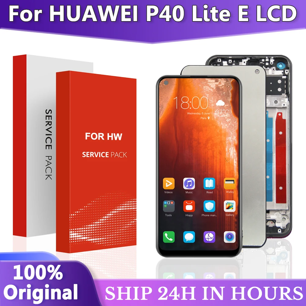 

6.39" Original For Huawei P40 Lite E LCD Display Y7P LCD Touch Screen Digitizer For ART-L28,ART-L29,ART-L29N LCD Screen Replacem