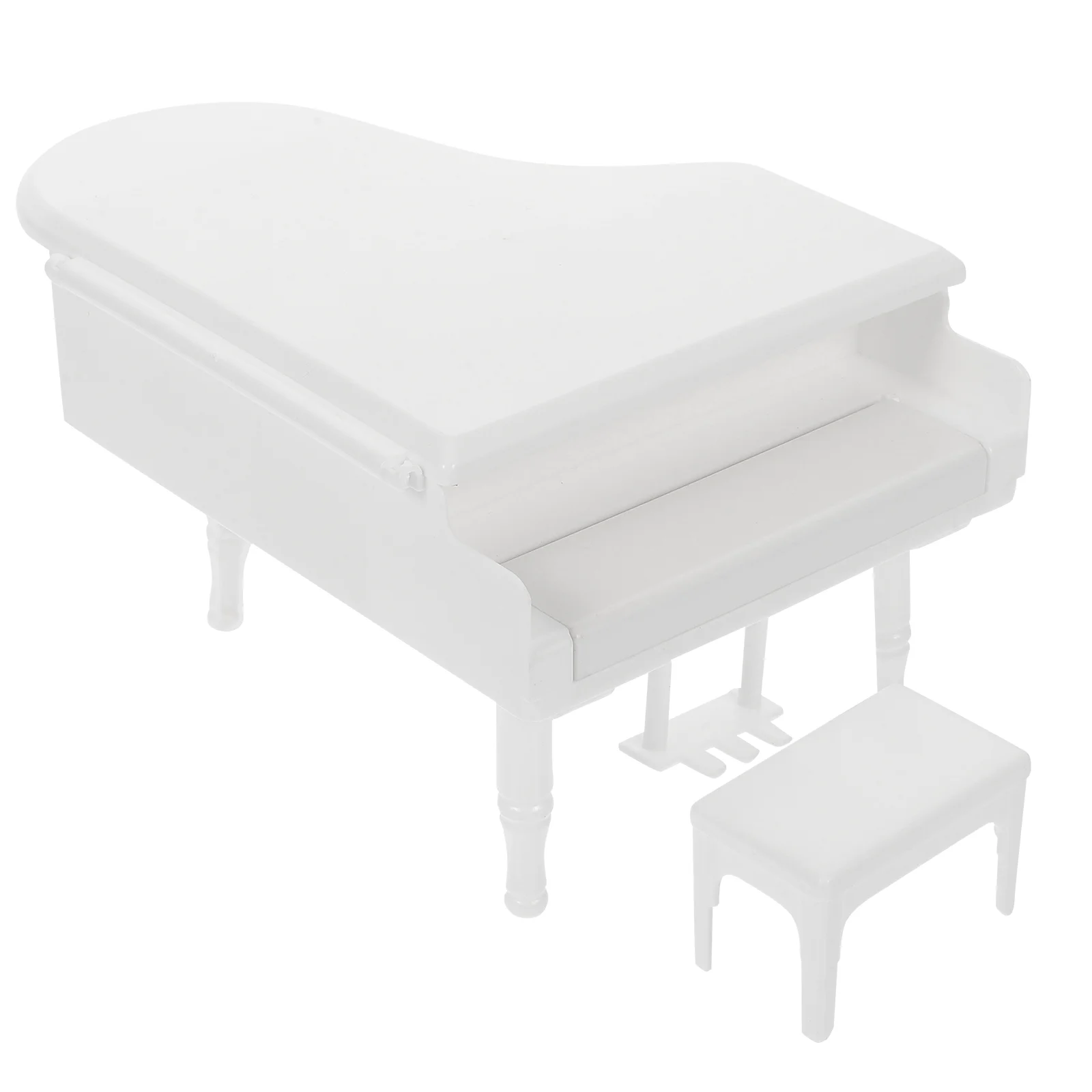 1 комплект крошечная модель фортепиано миниатюрный табурет для музыкальная