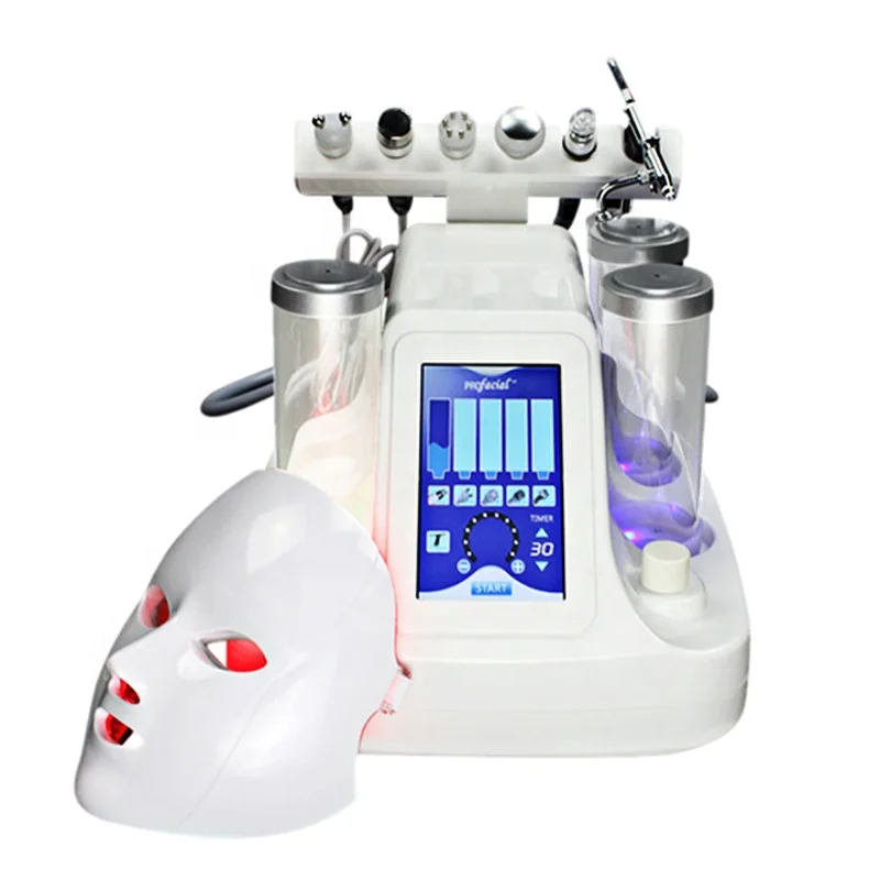 

Facial care 7 in 1 Small Bubble for Facial Cleaning Multifunctional Ultrasonic RF Skin Rejuvenation Micro current Instrument