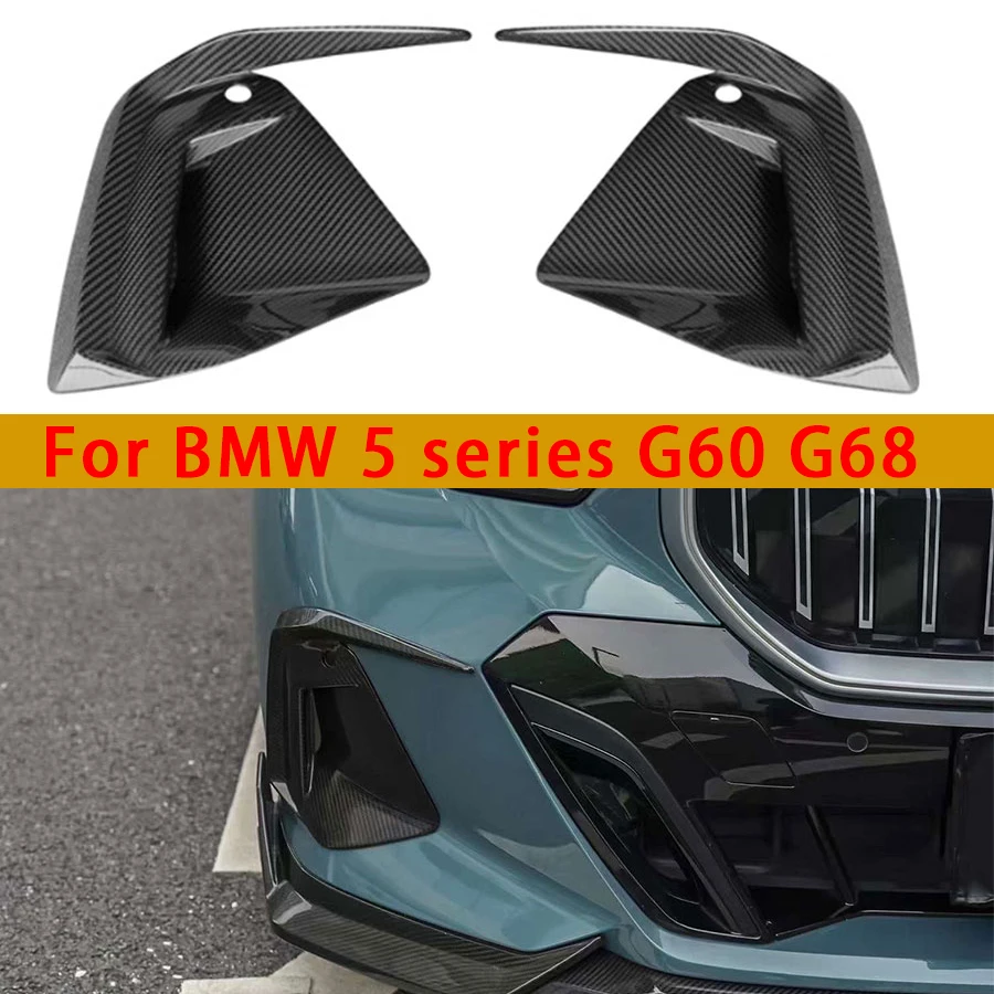 Передний бампер из углеродного волокна для BMW 5 серии G60 G68 2024