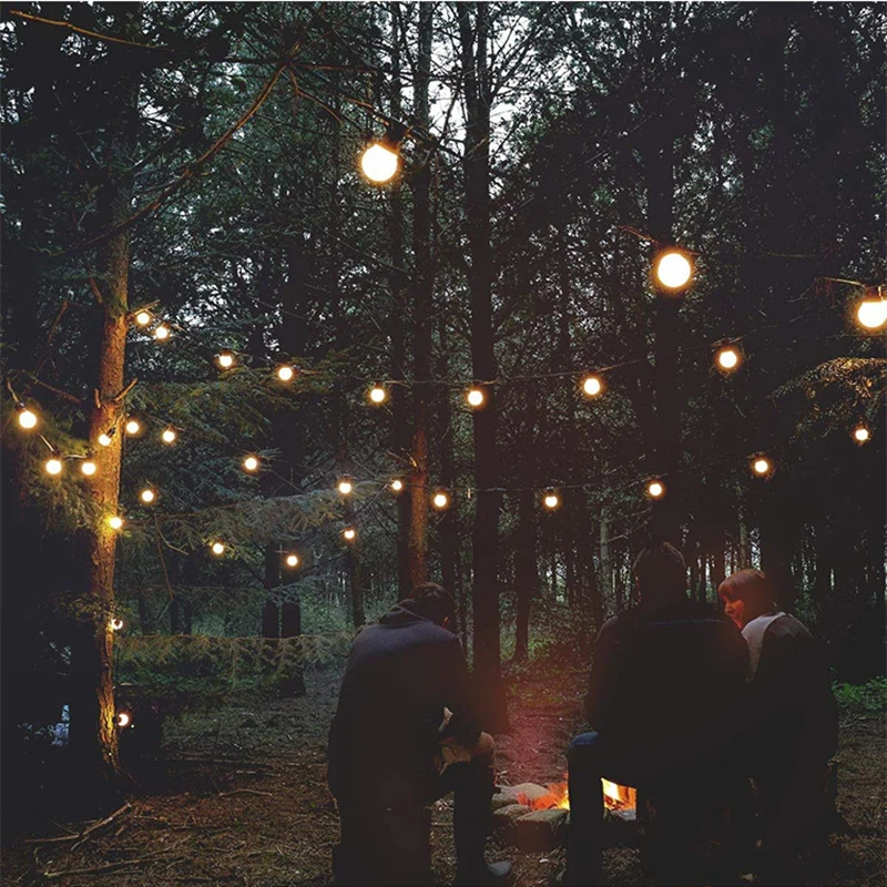 Светодиодная гирлянда с шариками s G50 мигающий светильник для спальни двора