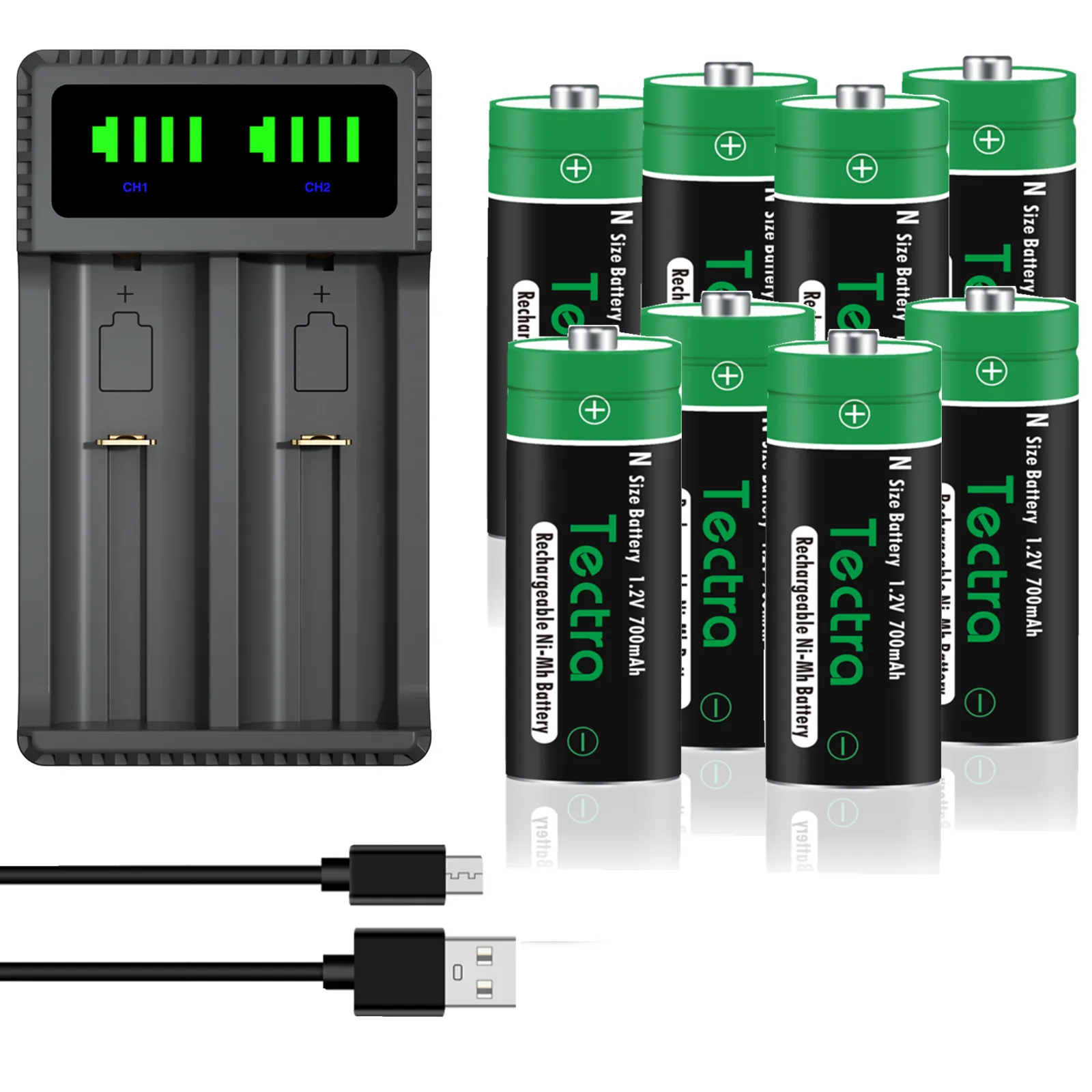 

Аккумулятор размера 1,2 в LR1 N с USB зарядным устройством для MP3 Walkman, контроллеры видеоигр, Bluetooth гарнитура, глюкометры и мониторы крови