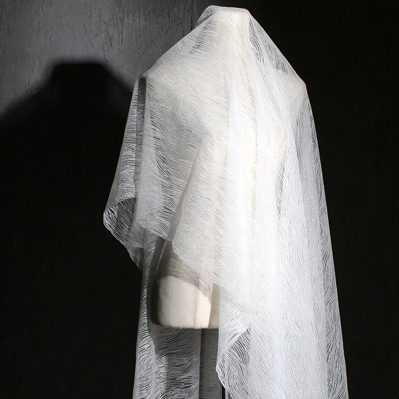 

Полосатая волнистая Юбка со шкалой фон для фотосъемки одежда дизайнерская ткань оптовая продажа ткани на метр для фотографий