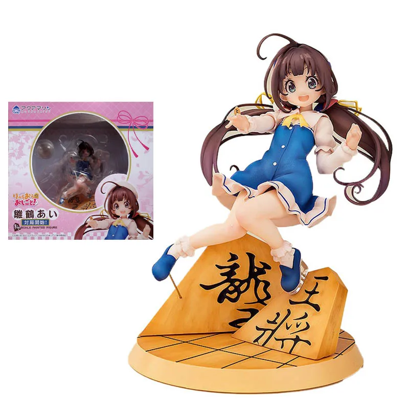 

Оригинал, в наличии 1/7 Аквамарин Hinatsuru Ai, работа Ryuo никогда не выполнена! Фигурка аниме 18 см, Коллекционная модель игрушек