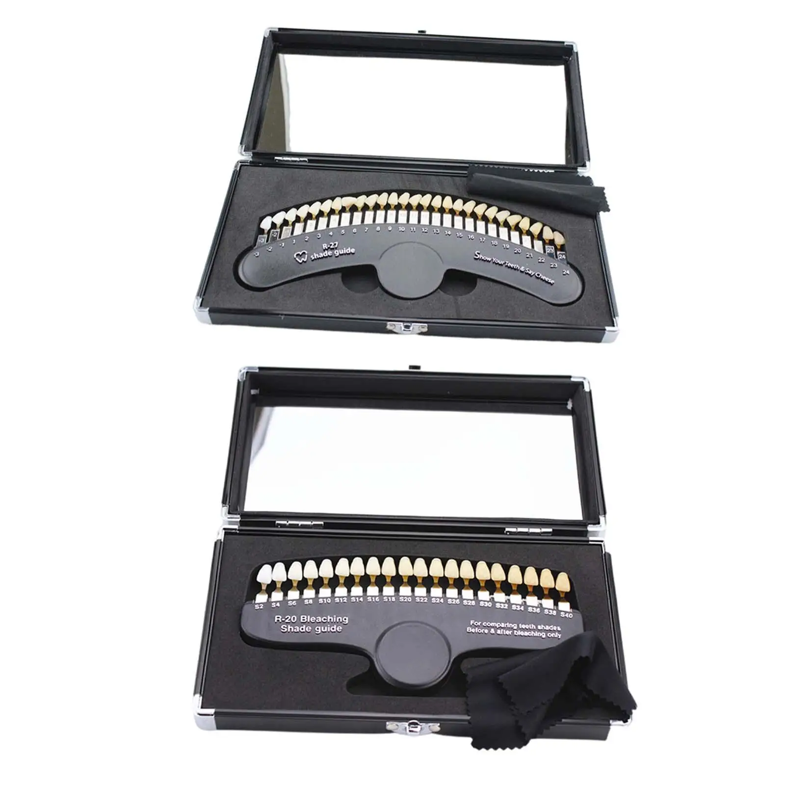 

Tooth Bleaching Shade Chart for Tracking Whitening Course