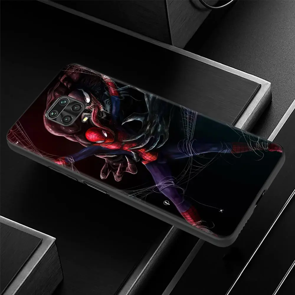 Чехол с изображением Marvel Venom 2 Человек-паук симбиот для Xiaomi Redmi Note 9S 9T 9 8T 11 10 8 Pro K40 10C