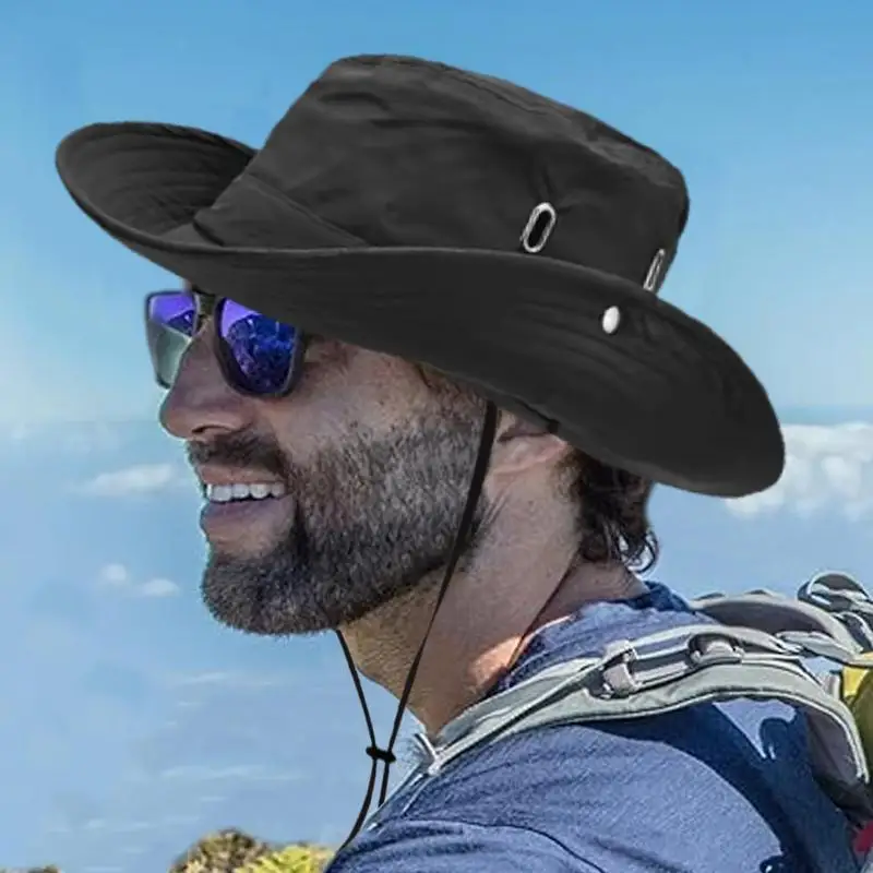 Шляпа-ведро от солнца дышащая походная шляпа рыболовные шапки для мужчин