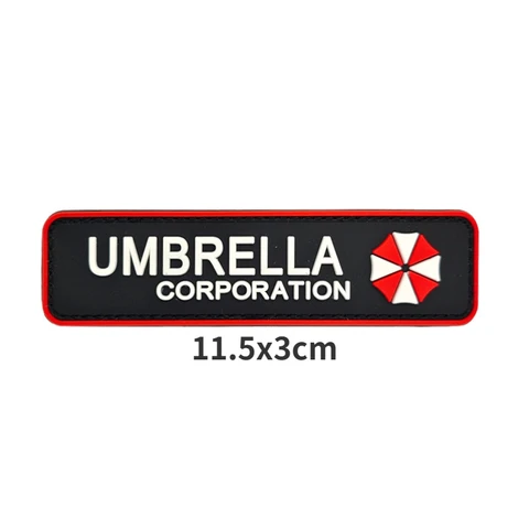Вышитые патчи Umbrella Corporation, Биохимический зонт, военная модель, сумки для одежды