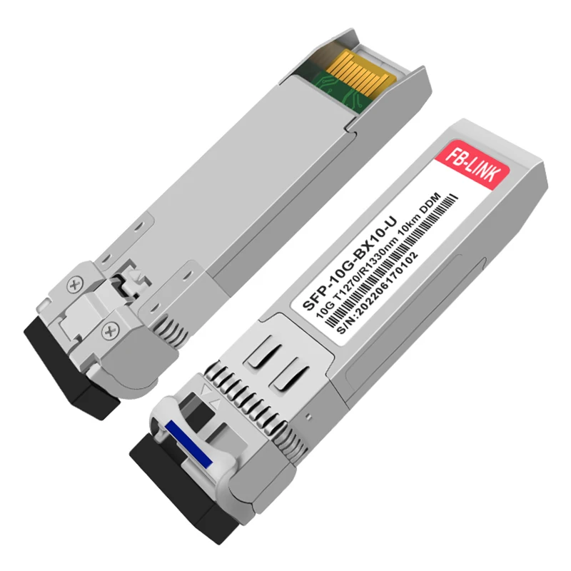10G BIDI 10 км SFP + одиночный оптоволоконный модуль приемопередатчика LC 1270 нм/1330 нм DOM