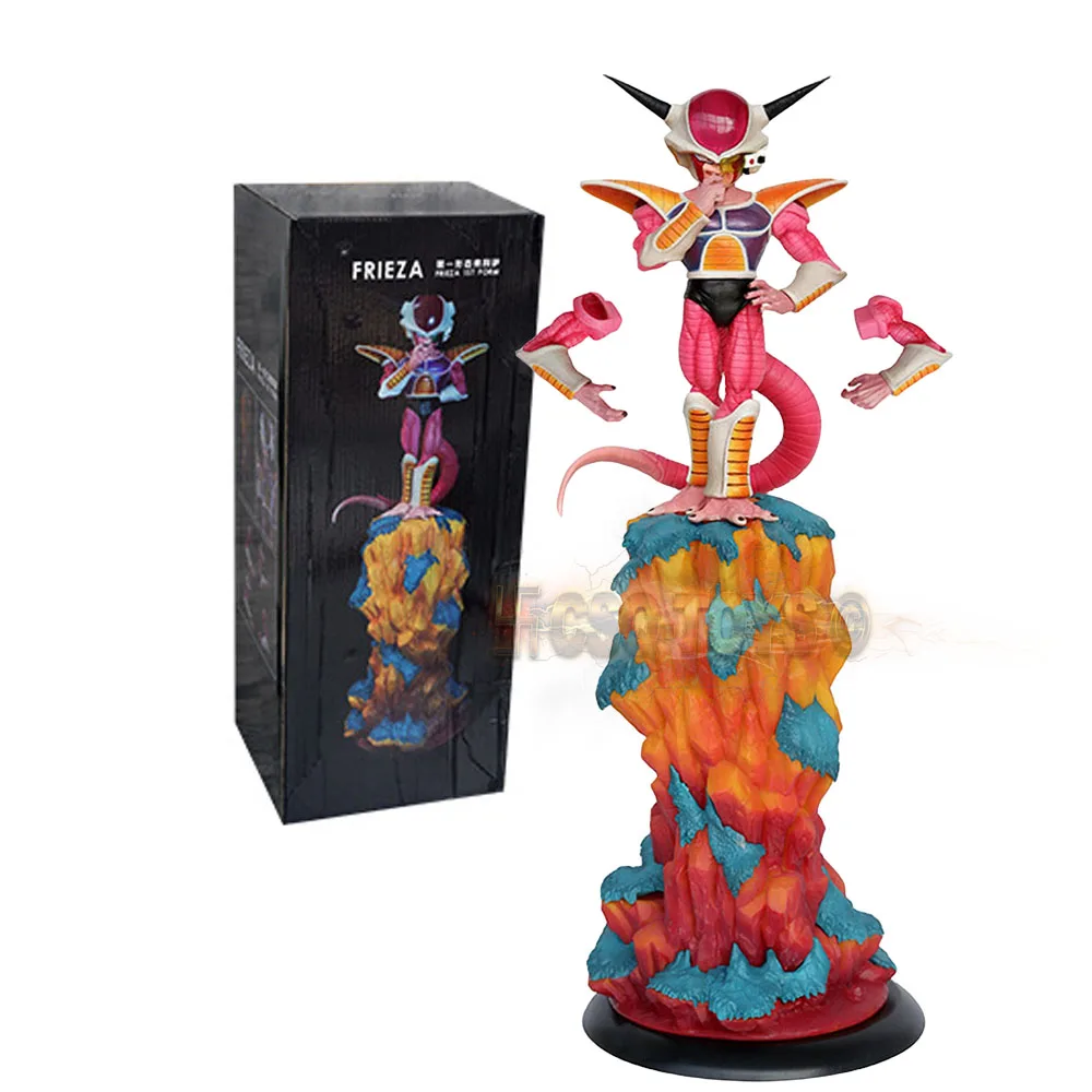 

Дракон жемчуг Знаменитость Вселенная Король Белая пещера Первая форма Высокая сцена Frieza Экшн кукла Рабочий стол коробка декоративные подарки