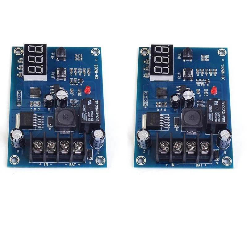 

2Pcs XH-M603 12-24V Charge Control Module Battery Protection Board