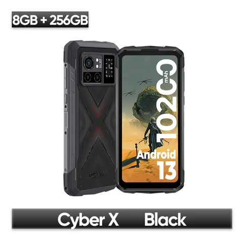 HOTWAV Cyber X Pro Cyber X Новое поступление устройства MTK G99 6,78 FHD 90 Гц Android 13 10200 мАч аккумулятор 14 ГБ/21 ГБ 256 ГБ 108 М камера