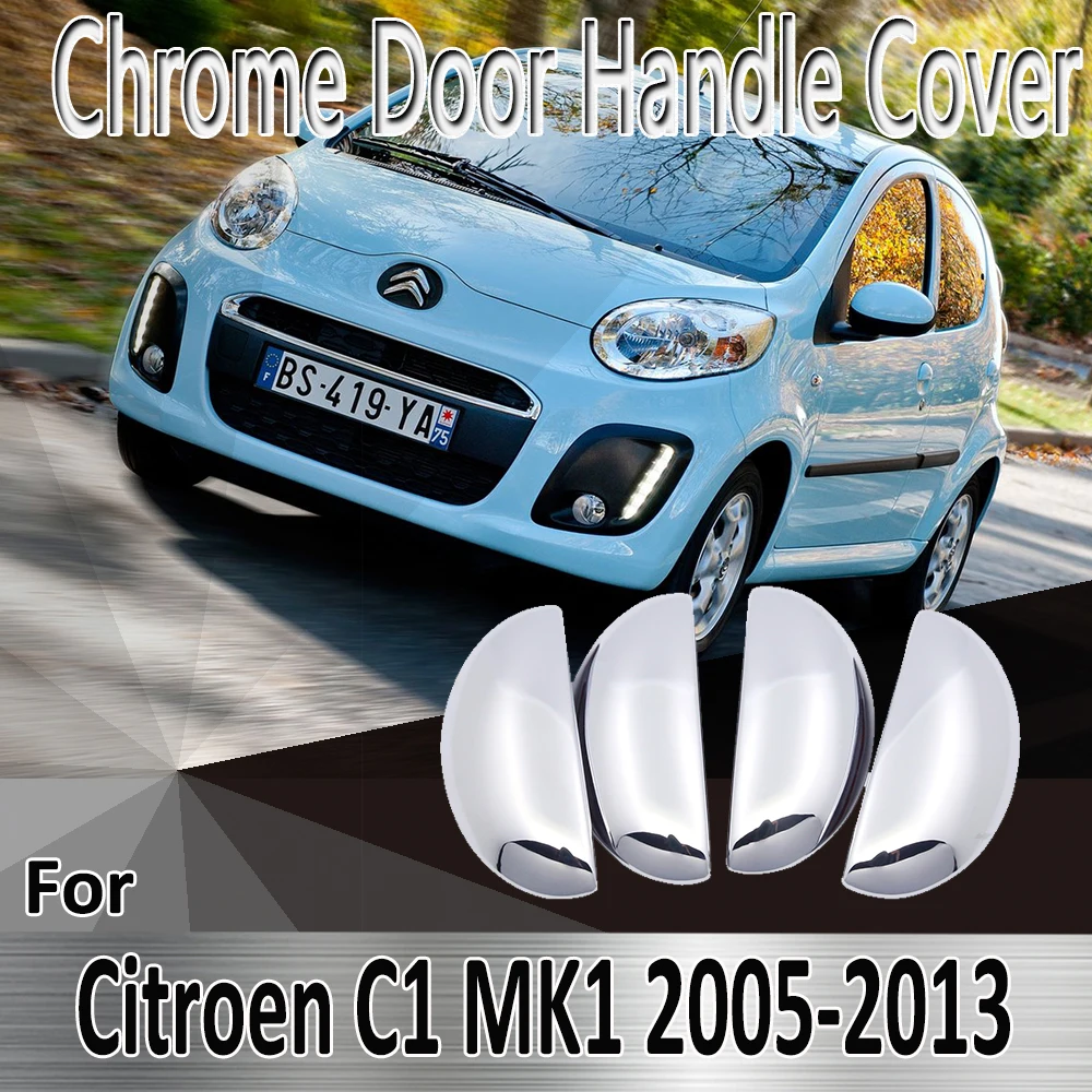 

Декоративные Хромированные наклейки для Citroen C1 MK1 2005 ~ 2013 2006 2007 2008