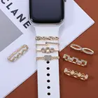 1 шт., металлическое кольцо-талисман для браслета Apple Watch