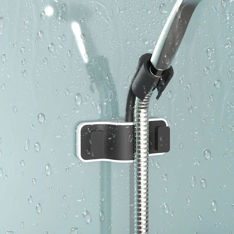 

360° Shower Head Holder Adjustable Self-Adhesive Shower Head Bracket Wall Mount SPA Bathroom Universal Hook Bath Accessories