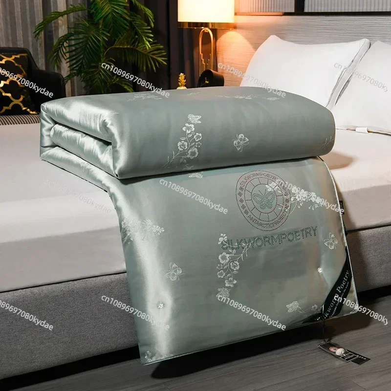 Шелковое Одеяло из шелка тутового шелкопряда летнее одеяло легкое