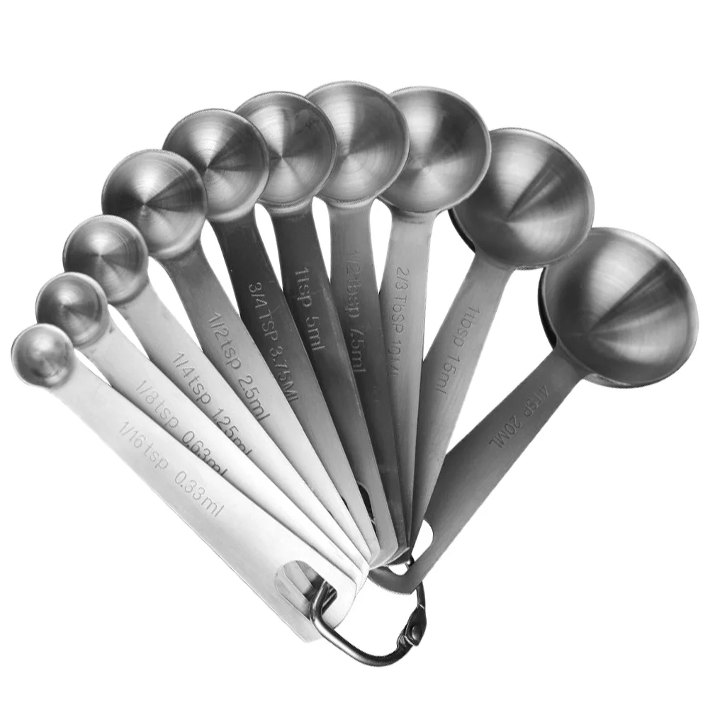

Measuring Spoons Spoon Baking Tool Stackablejar Supplies Dry Cupsets Kitchen Coffee Measure Liquid