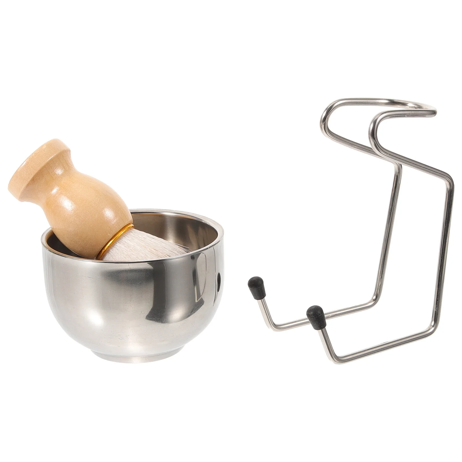 

Bracket Reusable Shave Brush Bathroom Shaving Bowl Men Brushes Supply Male Set.