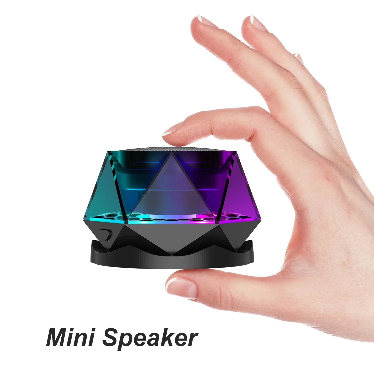 Портативный Bluetooth-динамик магнитный светодиодный беспроводной мини-уличный