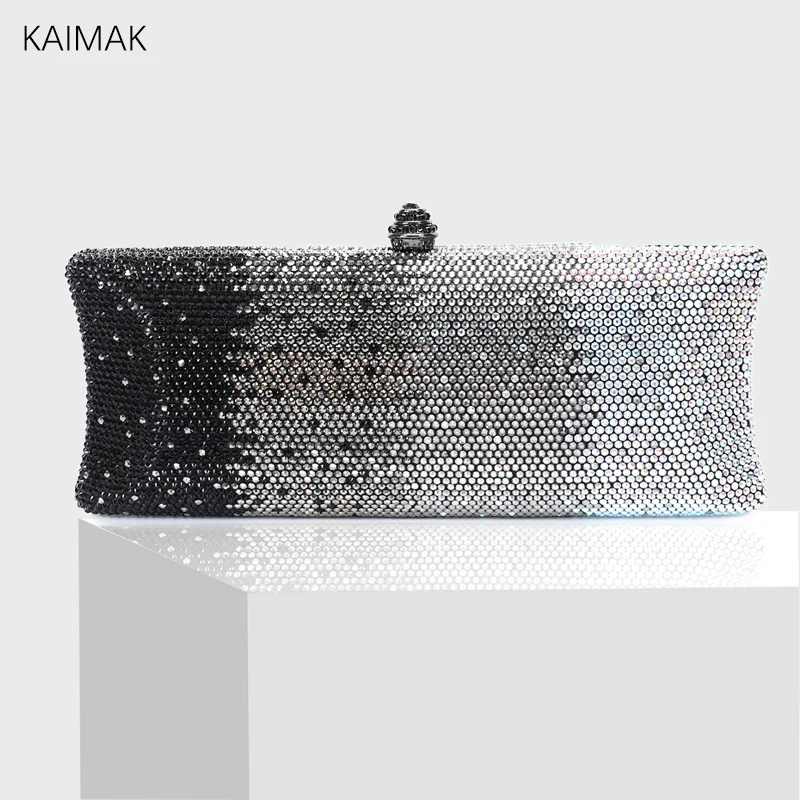 Роскошная вечерняя сумка-клатч с градиентом для женщин