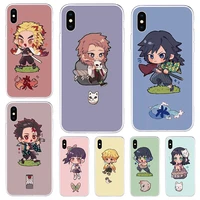 for zte blade a7 a5 a3 a7s 2020 a530 a606 v smart z max p silicone case demon slayer soft tpu phone cover for ietl vision 1 case