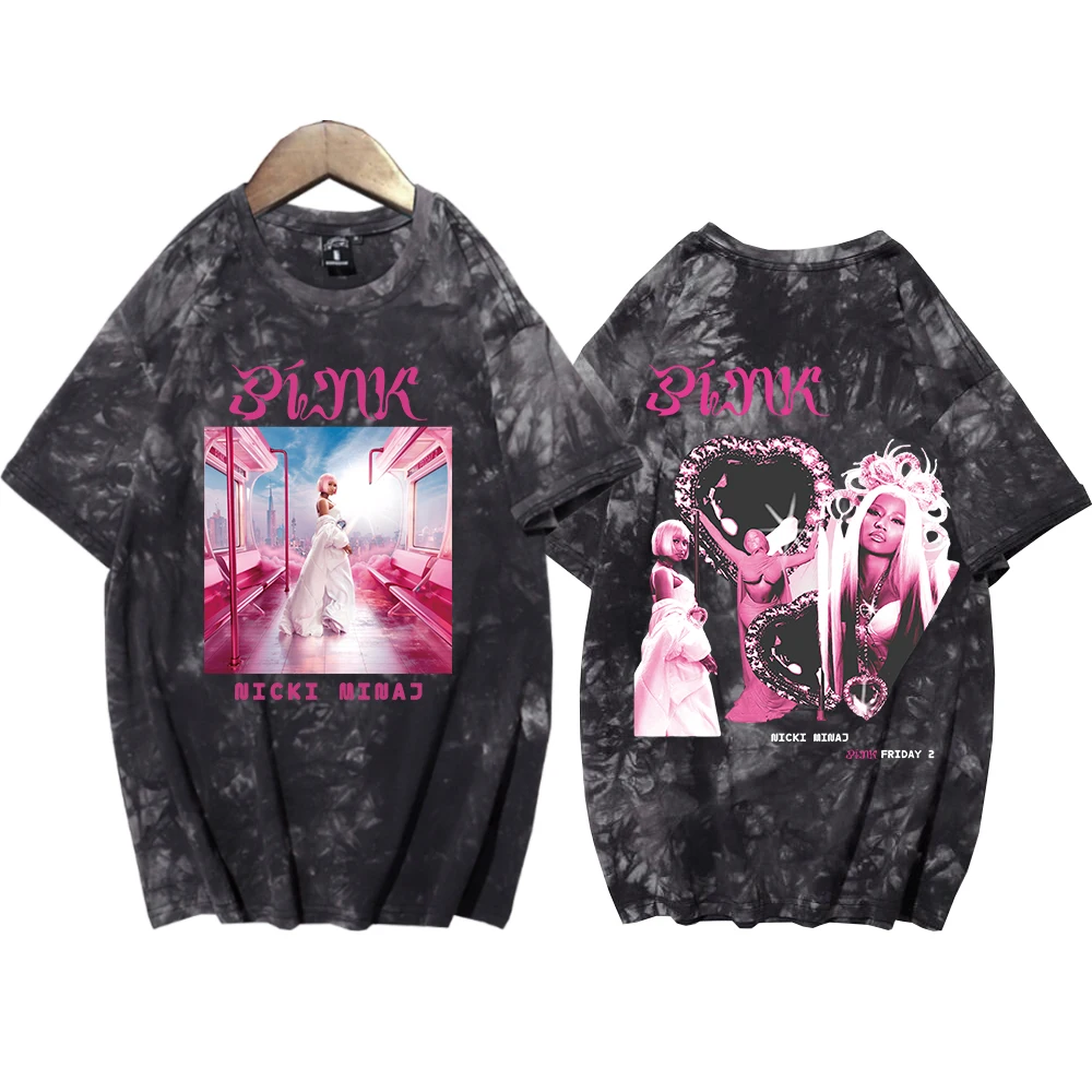 Nicki Minaj розовая футболка с принтом пятница 2 мужская и женская модная коротким