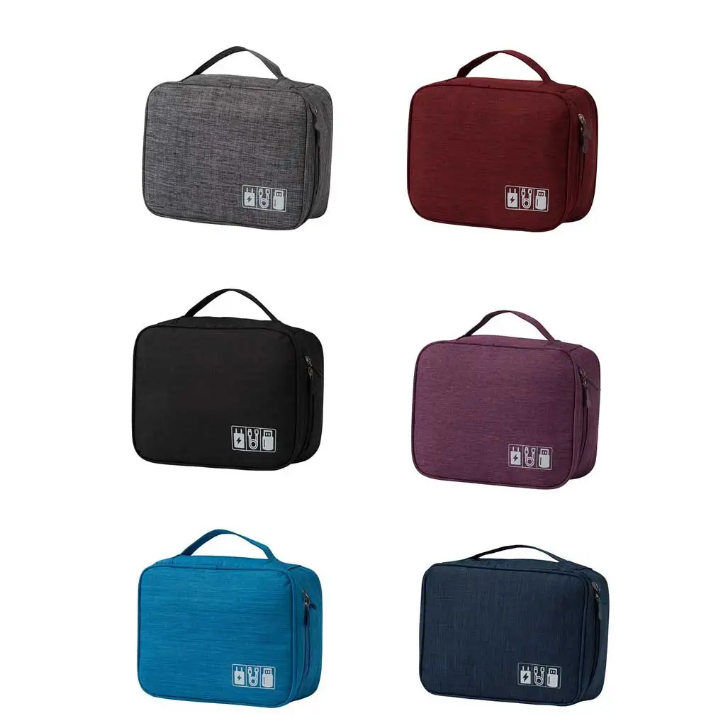 

Storage Bag Organizer Convenient Pouch Zipper Holders Household Purple