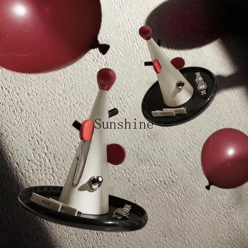 Серия Jelly Bean керамический ювелирный комод для хранения ключей красная полка