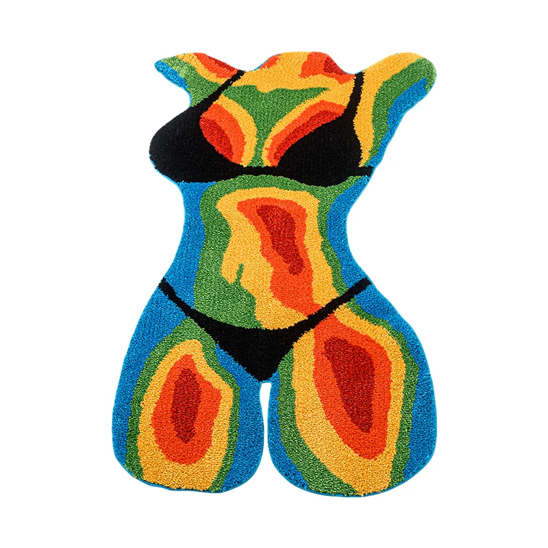 Тепловой женский ворсовый ковер теплый боди-бикини для девушек художественный