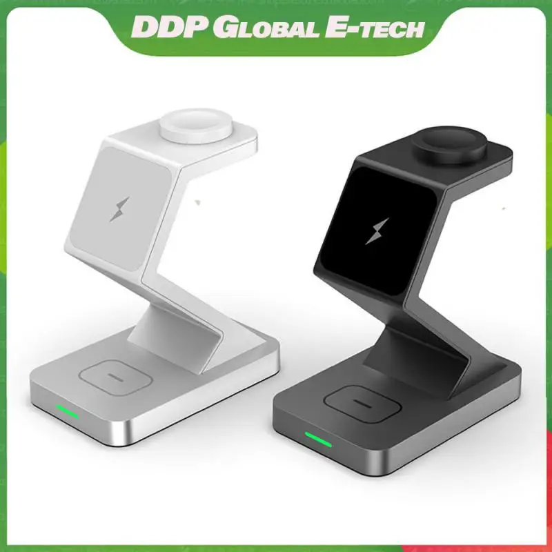 

Supports Magnetic Charging 15w Magnetic Suction Three In One Wireless Charger Wireless Charger Is Also A Phone Holder