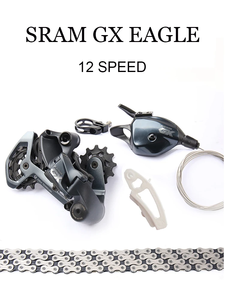 

2021 SRAM GX EAGLE 1X12 12 скоростной велосипедный групповой набор, задний переключатель передач, рычажный рычаг, цепь 126L, без кассеты