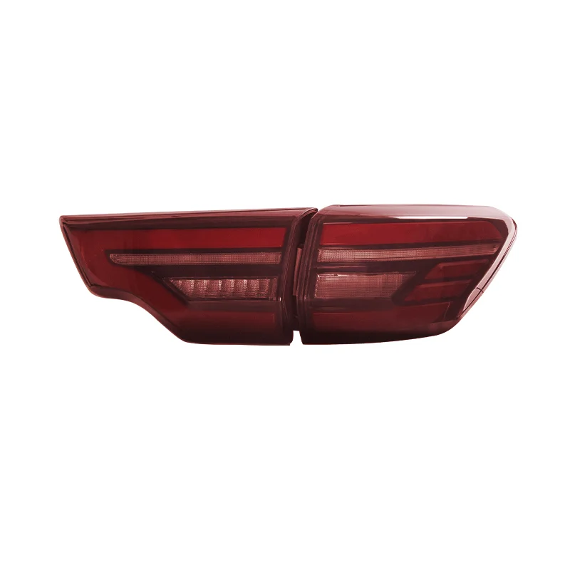 

1 комплект автомобильных светодиодных задних фонарей для Toyota Highlander 2015 2016 2017 2018 2019 задний фонарь, задний фонарь, стоп-сигнал заднего хода, указатель поворота