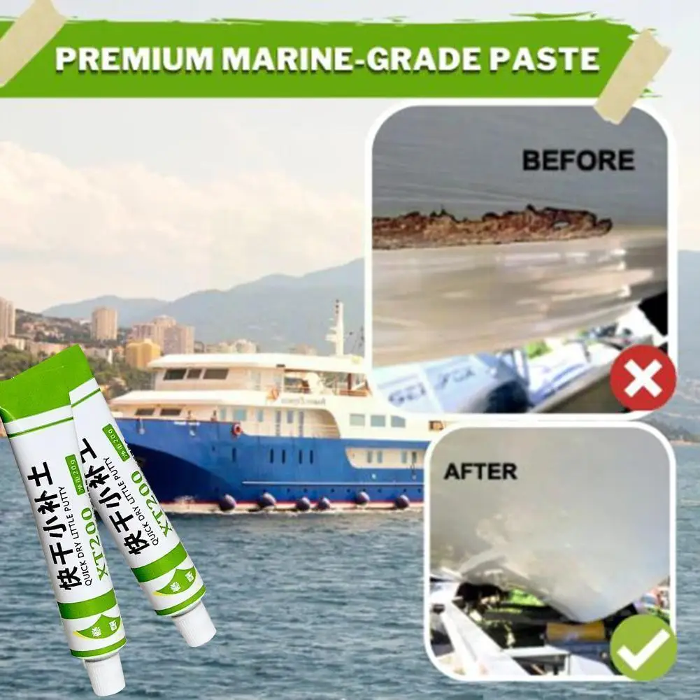 Fiberglass Boat Repair Paste Quick-drying Putty Paint Repair Gray Paint Scratch Eye-filling Agent Repairing W2l1