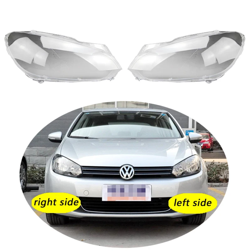 

Прозрачный налобный фонарь для Volkswagen VW golf 2010-2013 MK6