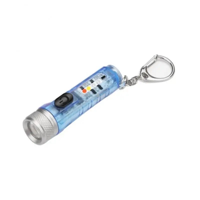 

Светодиодный фонарик для ключей с USB-зарядкой, маленький портативный тактический карманный мини-брелок, водонепроницаемый фонарь для кемпинга на открытом воздухе