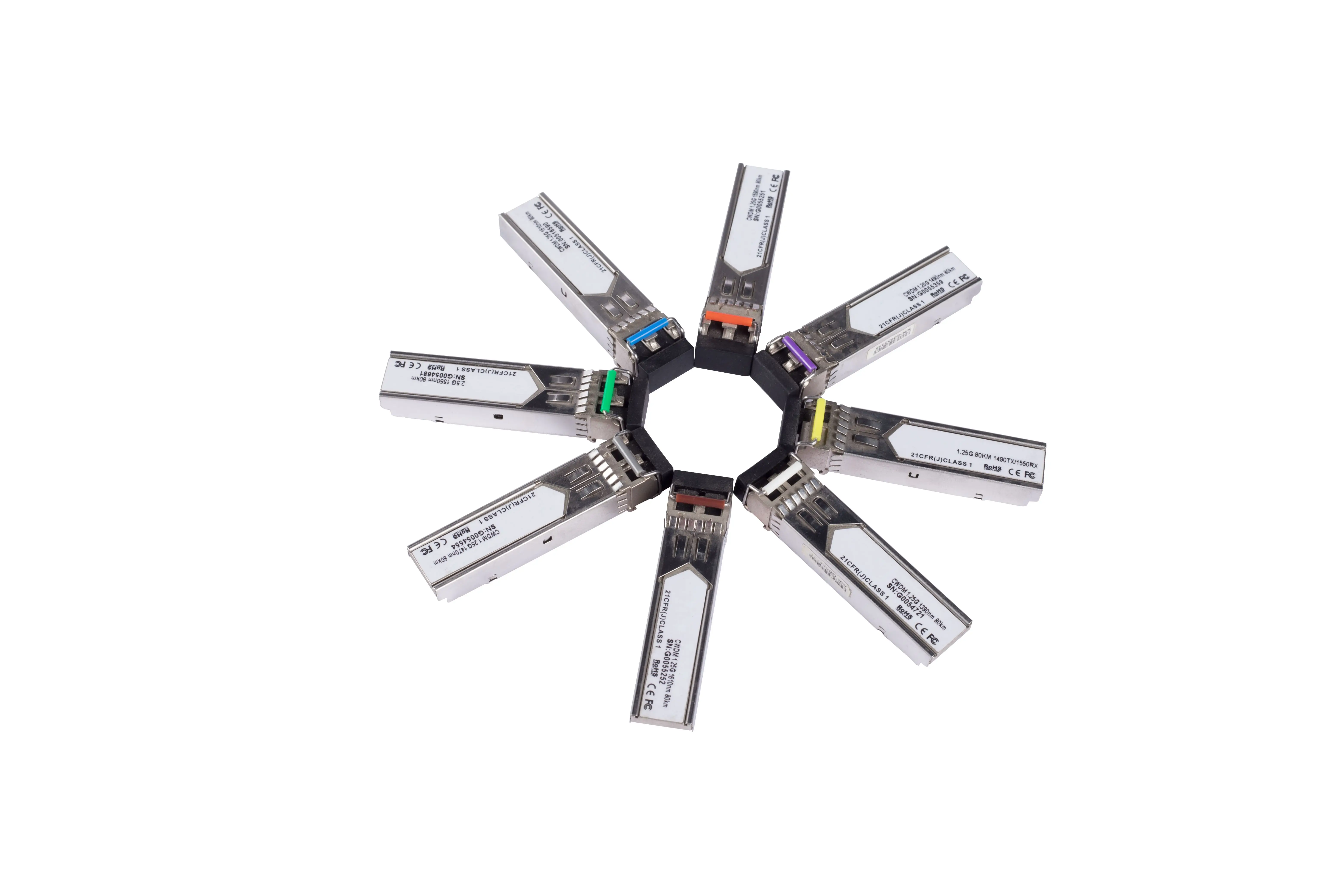 Модуль оптического приемопередатчика 2 5G/2 6G OTN DWDM SFP 80 км ограничительный модуль