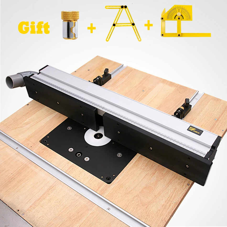700MM Aluminum Profile Fence System Can Collect Dust Working Tool for Wood Work Router Table Saw DIY Woodworking Workbenches