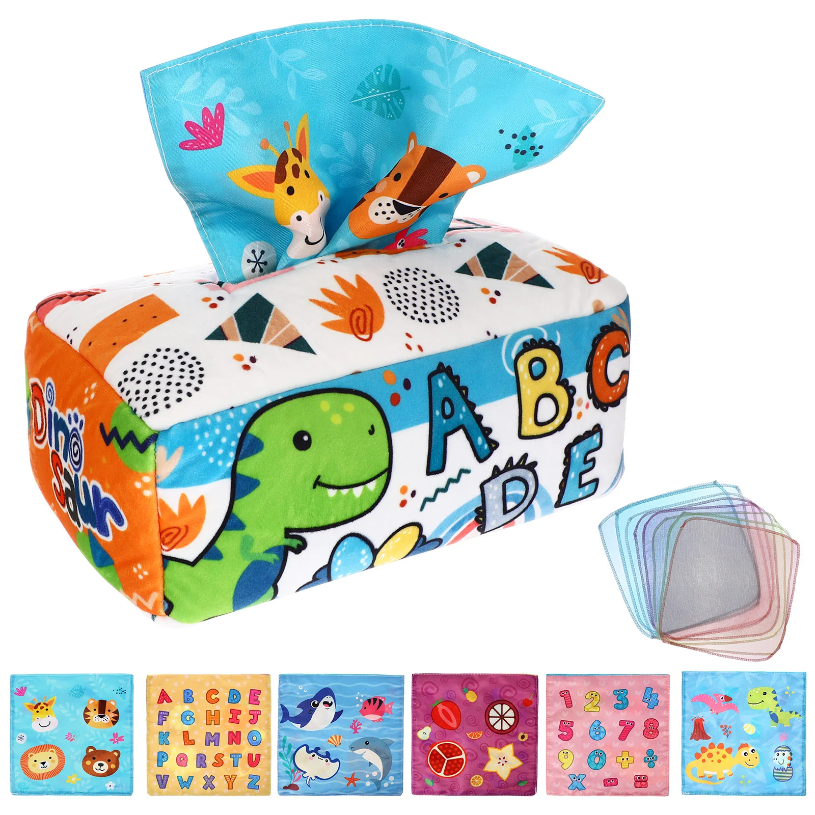 

Pumpkin Montessori Toys 6 Months Baby Presents Education Playthings Tissue Infant