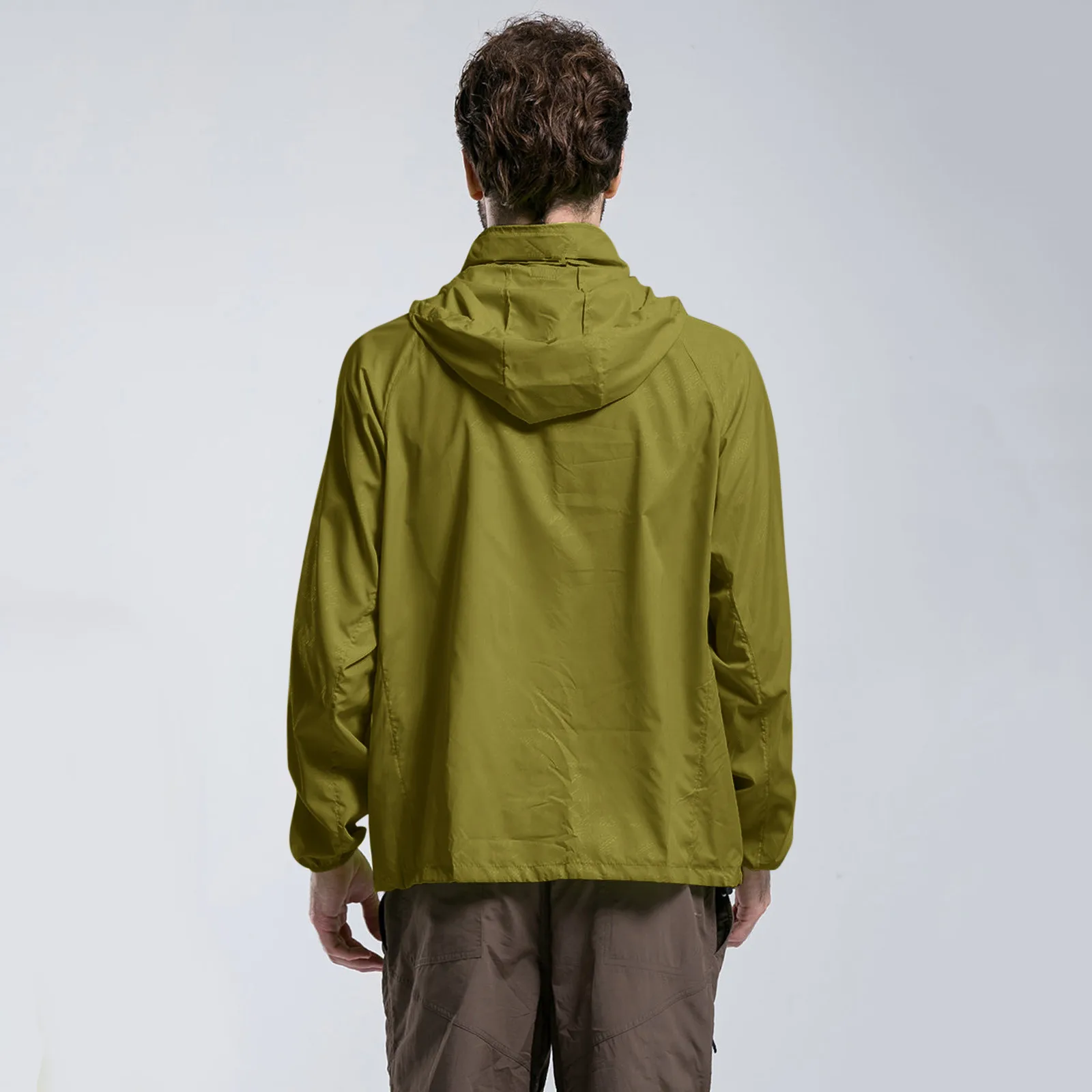 Ветровка мужская быстросохнущая пальто для защиты от солнца повседневная Легкая