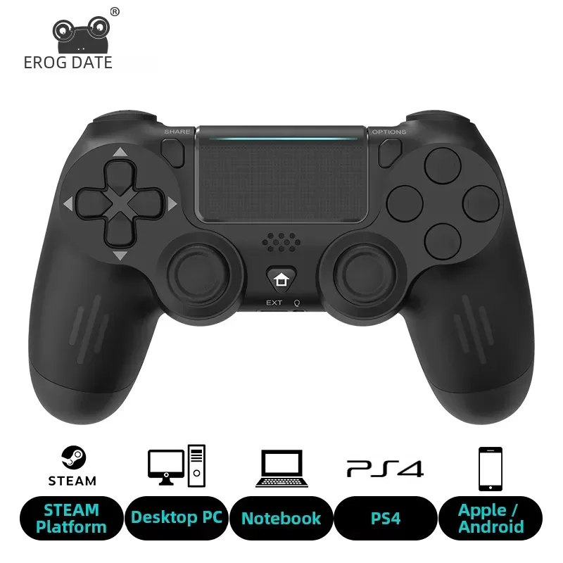 Беспроводной Bluetooth-контроллер DATA FROG для PS4 Slim/Pro с вибрирующим
